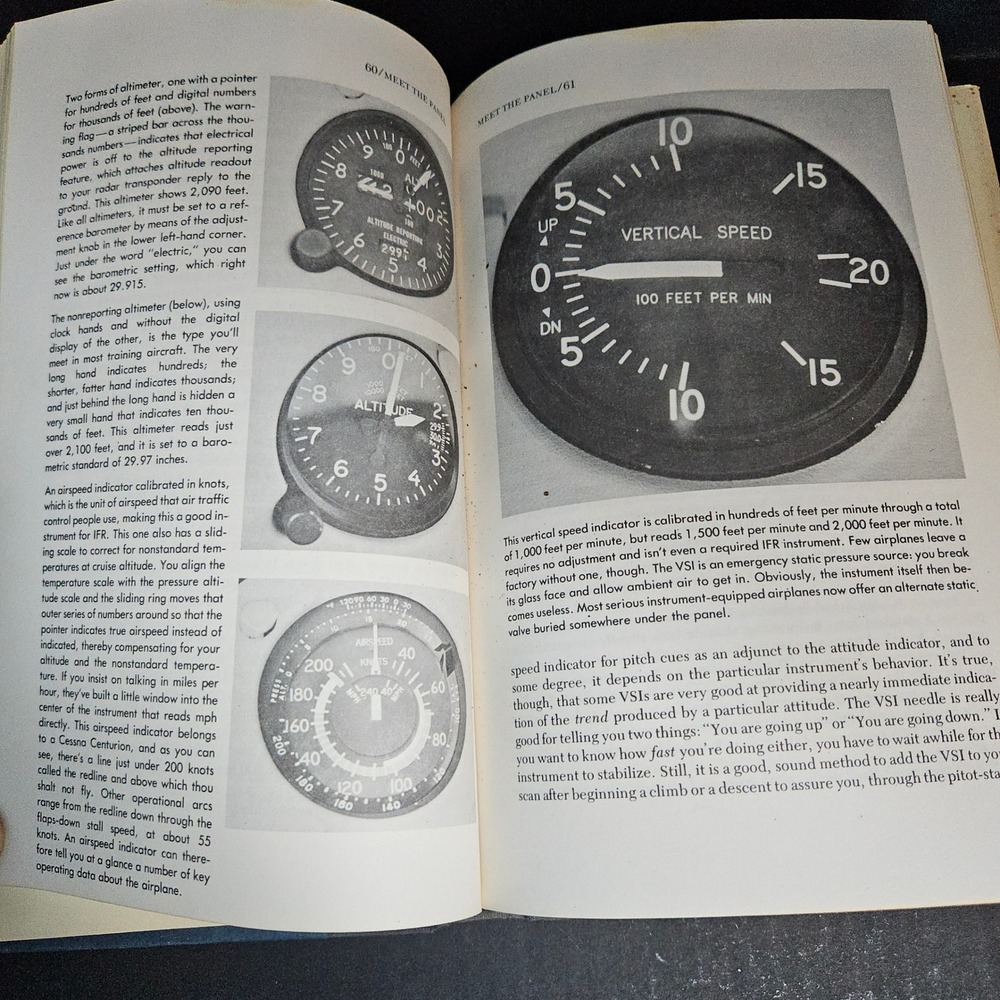 Fly On Instruments George C Larson Pilot's Library HCDJ 1980 Doubleday ROUGH - Picture 6 of 10